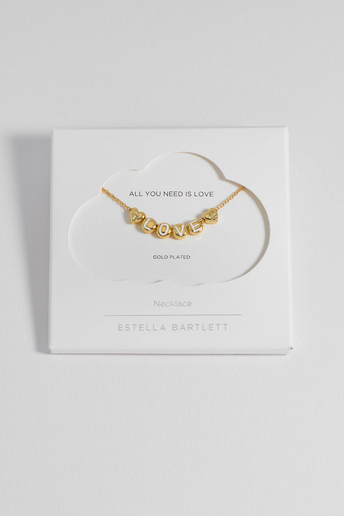 Love Letter Bead Necklace