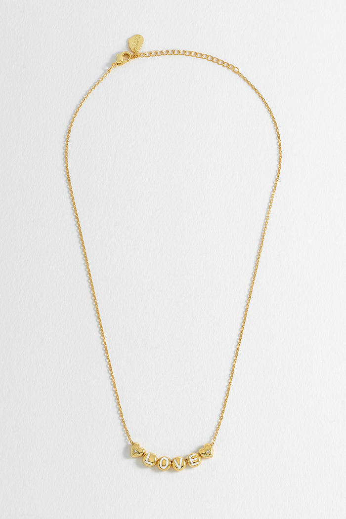 Love Letter Bead Necklace
