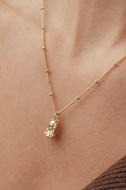 Lucky Cat Necklace