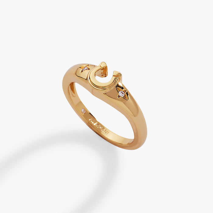 Lucky Horseshoe Ring