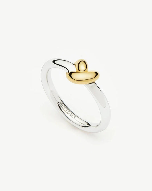 Lucy Williams Knot Stacking Ring | Mixed Metal Rings Missoma