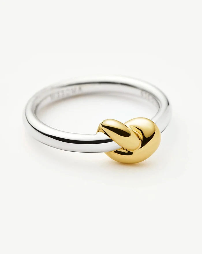 Lucy Williams Knot Stacking Ring | Mixed Metal Rings Missoma