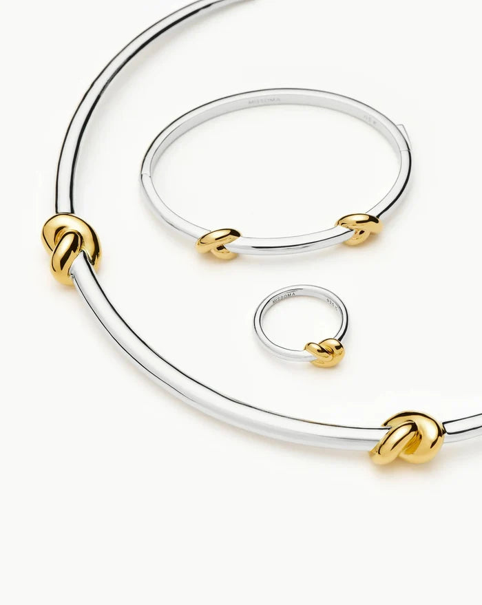 Lucy Williams Knot Stacking Ring | Mixed Metal Rings Missoma