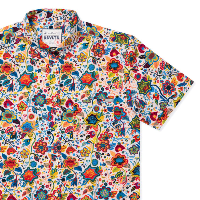 RSVLTS XS RSVLTS Short Sleeve Shirt Lush Summer Daydream – KUNUFLEX Short Sleeve Shirt Lush Summer Daydream – KUNUFLEX Short Sleeve Shirt