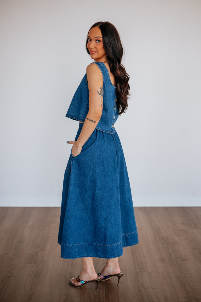 Lynetta Denim Top