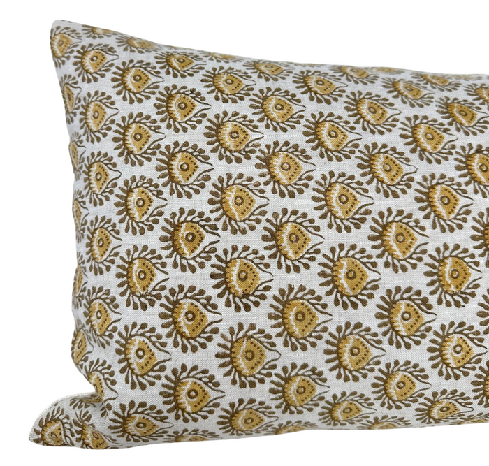 Lyon Pillow Cover in Saffron, Walter G Textiles