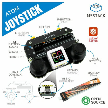 M5Atom Joystick with M5AtomS3 - m5stack-store