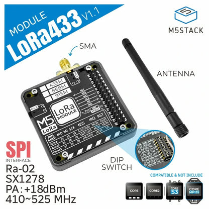 M5Stack LoRa Module (433MHz) v1.1 - m5stack-store
