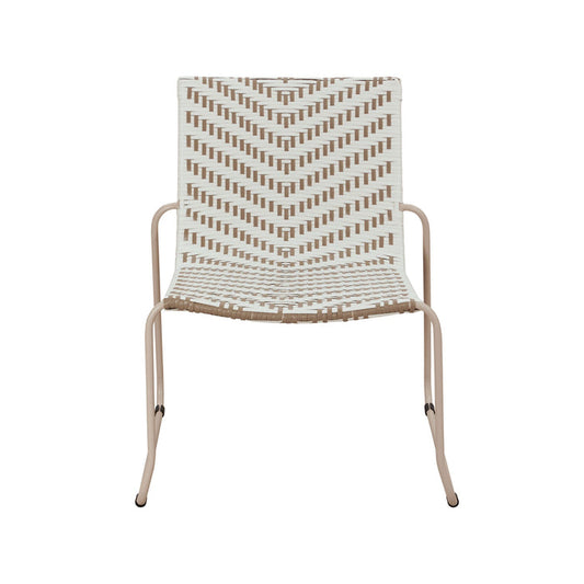 Maddie Occasional Chair Taupe/White