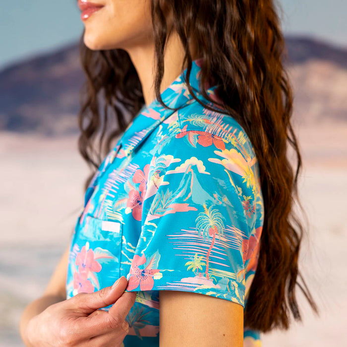 RSVLTS RSVLTS Women's Short Sleeve Shirt Magnum Tide – Women's KUNUFLEX Short Sleeve Shirt Magnum Tide – Women's KUNUFLEX Short Sleeve Shirt