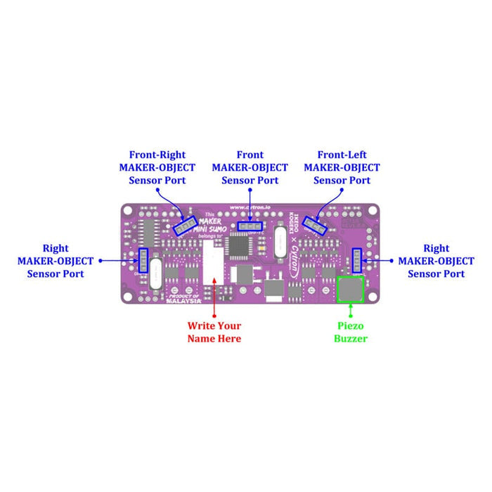 Maker Mini Sumo Controller by Cytron - The Pi Hut
