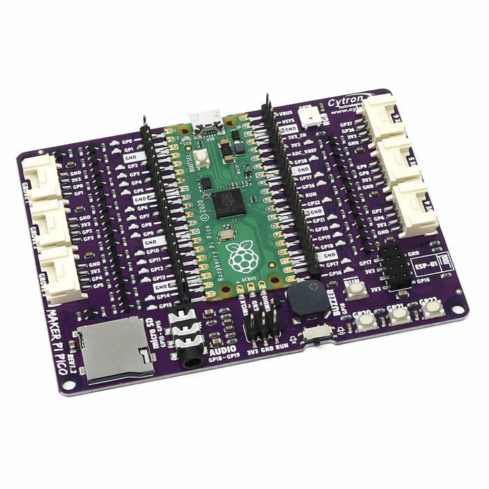 Maker Pi Pico (with pre-soldered Pico) by Cytron - The Pi Hut