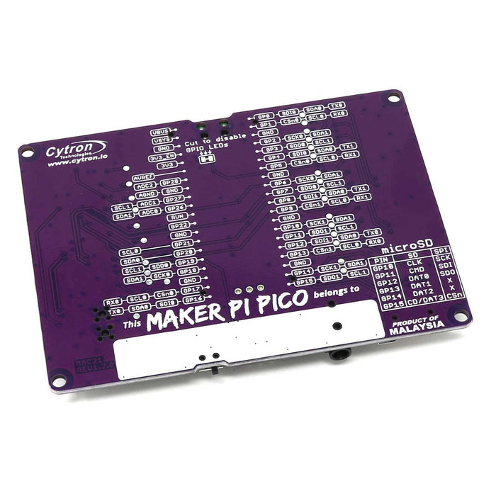 Maker Pi Pico (with pre-soldered Pico) by Cytron - The Pi Hut