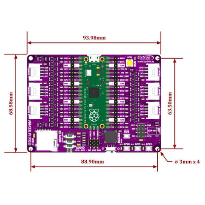Maker Pi Pico (with pre-soldered Pico) by Cytron - The Pi Hut