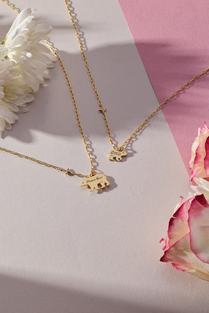'Mama Bear' Pendant Necklace