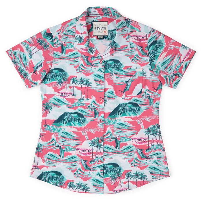 RSVLTS XS RSVLTS Women's Short Sleeve Shirt Marlin, P.I. – Women's KUNUFLEX Short Sleeve Shirt Marlin, P.I. – Women's KUNUFLEX Short Sleeve Shirt