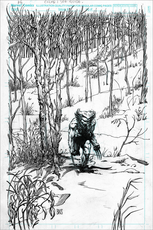 Marvel Comics Presents #77: Weapon X Original Art Variant Poster