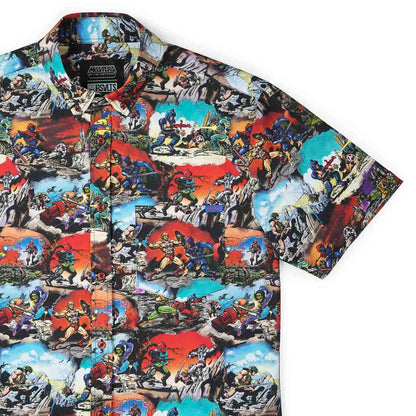 RSVLTS XS He-Man and the Masters of the Universe Short Sleeve Shirt Masters of the Universe™ "Panels of Power” – KUNUFLEX Short Sleeve Shirt Masters of the Universe™ "Panels of Power” – KUNUFLEX Short Sleeve Shirt