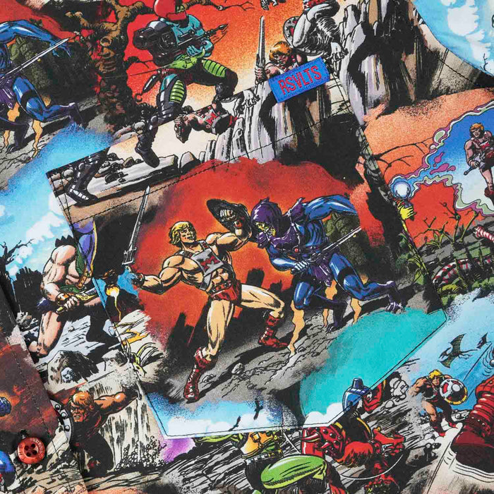 RSVLTS He-Man and the Masters of the Universe Short Sleeve Shirt Masters of the Universe™ "Panels of Power” – KUNUFLEX Short Sleeve Shirt Masters of the Universe™ "Panels of Power” – KUNUFLEX Short Sleeve Shirt
