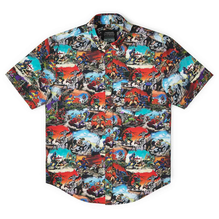 RSVLTS He-Man and the Masters of the Universe Short Sleeve Shirt Masters of the Universe™ "Panels of Power” – KUNUFLEX Short Sleeve Shirt Masters of the Universe™ "Panels of Power” – KUNUFLEX Short Sleeve Shirt
