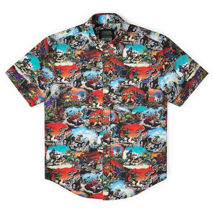 RSVLTS He-Man and the Masters of the Universe Short Sleeve Shirt Masters of the Universe™ "Panels of Power” – KUNUFLEX Short Sleeve Shirt Masters of the Universe™ "Panels of Power” – KUNUFLEX Short Sleeve Shirt