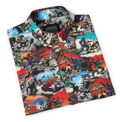 RSVLTS He-Man and the Masters of the Universe Short Sleeve Shirt Masters of the Universe™ "Panels of Power” – KUNUFLEX Short Sleeve Shirt Masters of the Universe™ "Panels of Power” – KUNUFLEX Short Sleeve Shirt