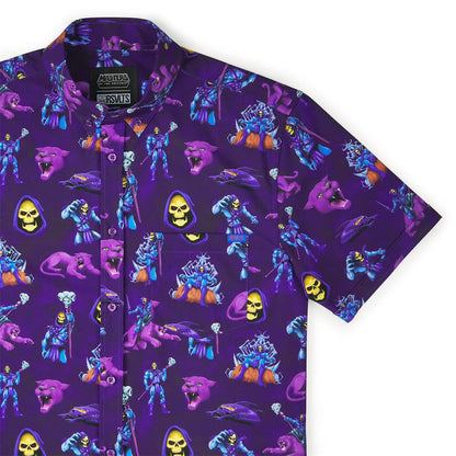RSVLTS XS He-Man and the Masters of the Universe Short Sleeve Shirt Masters of the Universe™ "Purrr-fectly Evil" – KUNUFLEX Short Sleeve Shirt Masters of the Universe™ "Purrr-fectly Evil" – KUNUFLEX Short Sleeve Shirt