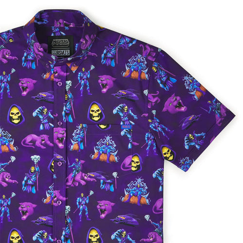 RSVLTS XS He-Man and the Masters of the Universe Short Sleeve Shirt Masters of the Universe™ "Purrr-fectly Evil" – KUNUFLEX Short Sleeve Shirt Masters of the Universe™ "Purrr-fectly Evil" – KUNUFLEX Short Sleeve Shirt