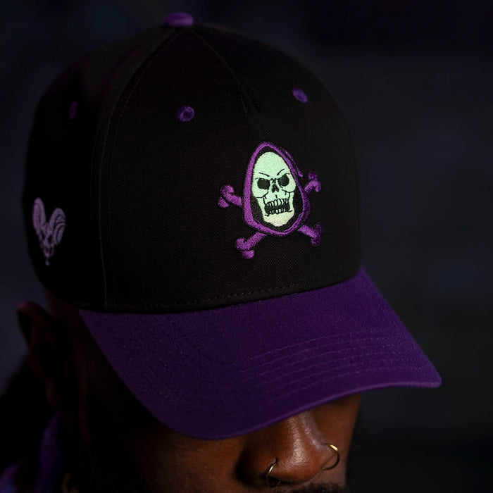 RSVLTS He-Man and the Masters of the Universe Hat Masters of the Universe™ "Skel Cap" – 5-Panel Curved Brim Hat Masters of the Universe™ "Skel Cap" – 5-Panel Curved Brim Hat