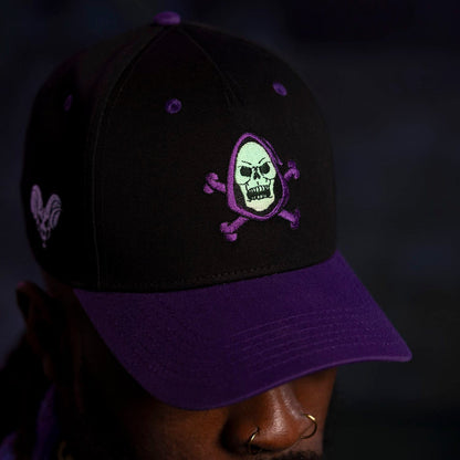 RSVLTS He-Man and the Masters of the Universe Hat Masters of the Universe™ "Skel Cap" – 5-Panel Curved Brim Hat Masters of the Universe™ "Skel Cap" – 5-Panel Curved Brim Hat