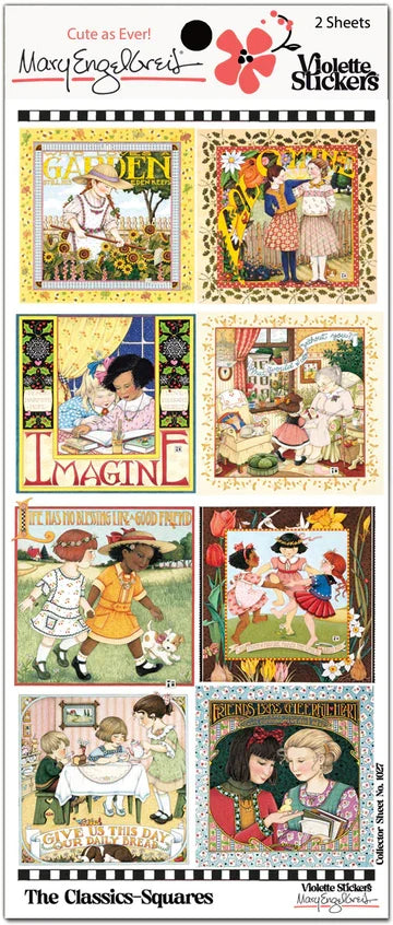 ME Classics Squares Sticker Sheet