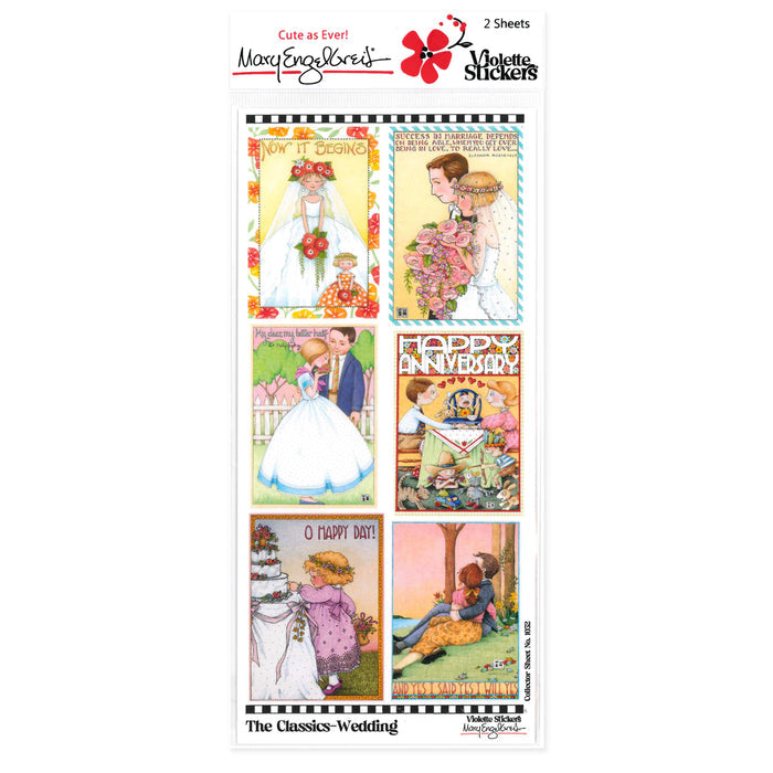 ME Classics Wedding Sticker Sheet