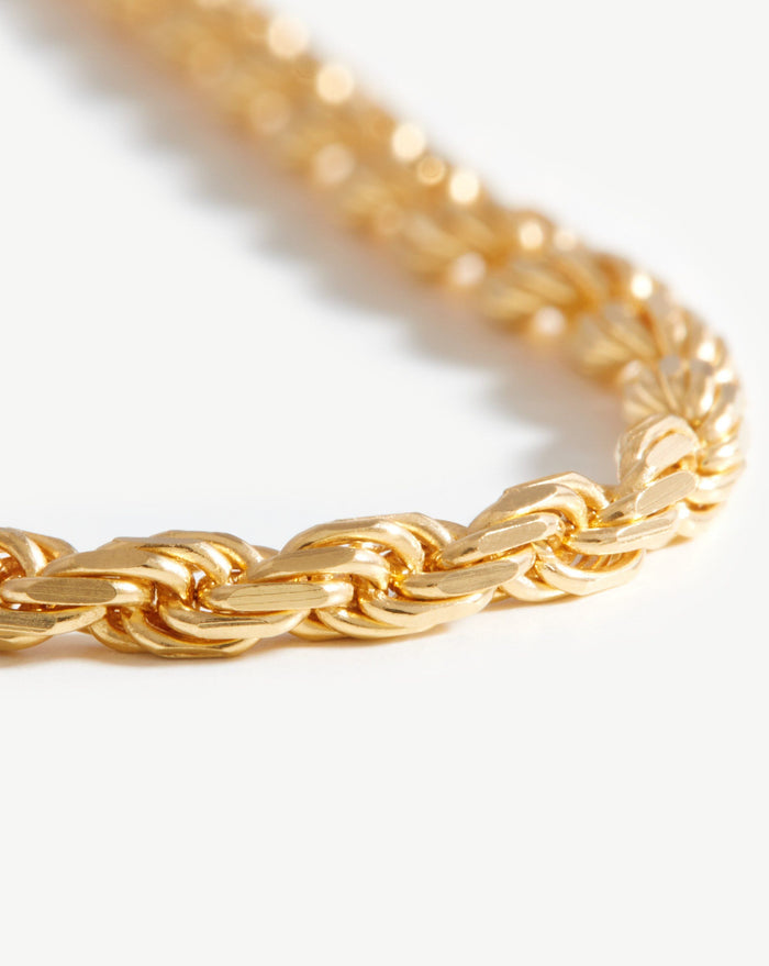Medium Rope Chain Necklace | 18ct Gold Plated Vermeil Necklaces Missoma