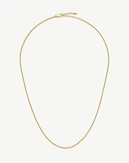 Medium Rope Chain Necklace | 18k Gold Plated Necklaces Missoma