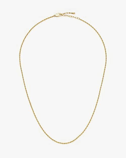 Medium Rope Chain Necklace | 18k Gold Plated Necklaces Missoma