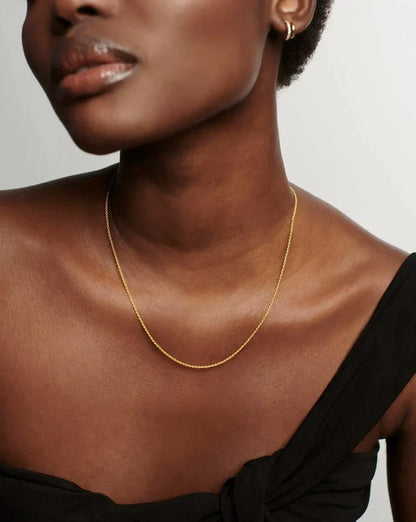 Medium Rope Chain Necklace | 18k Gold Vermeil Necklaces Missoma