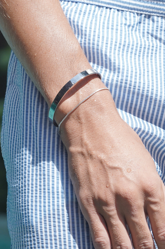 Men's Fine Curb Chain Bracelet