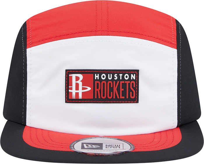 Men's Houston Rockets New Era Camper Color Block Adjustable Cap