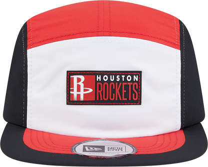 Men's Houston Rockets New Era Camper Color Block Adjustable Cap