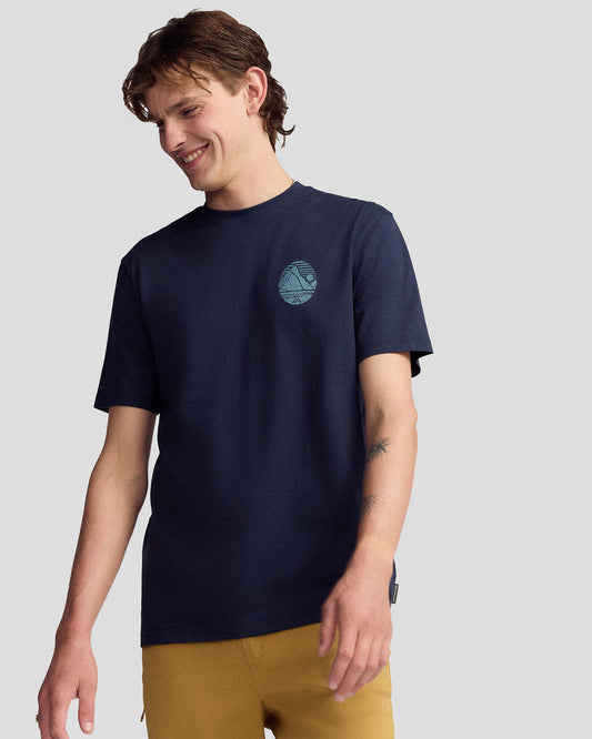 Men’s Mitre Peak Organic Cotton T-Shirt - Pure Navy
