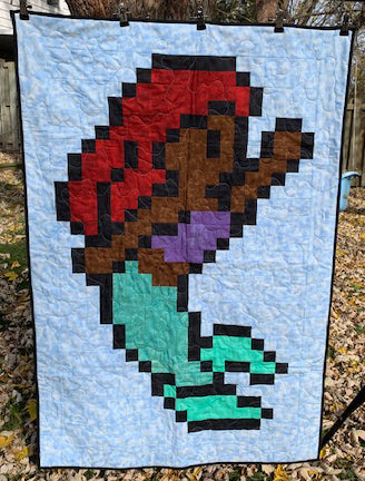 Mermaid Lap Quilt Kit - Please specify preferred skin tone