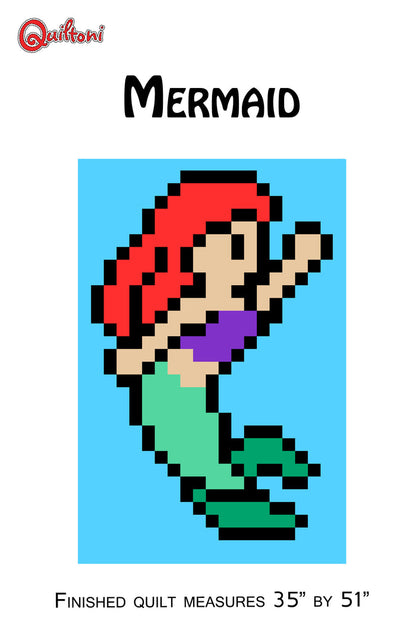 Mermaid Lap Quilt Kit - Please specify preferred skin tone