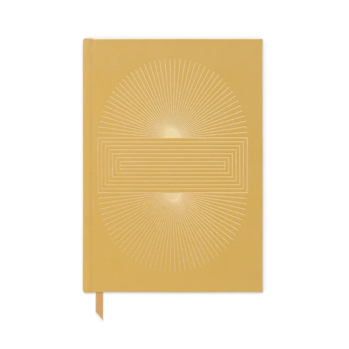 METALLIC SUEDE JOURNAL-RADIANT SUNS BLOCK