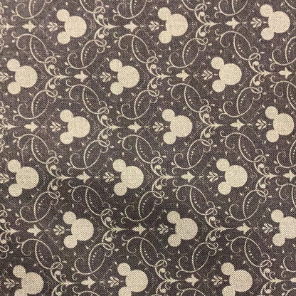 Mickey Mouse Halloween IV Mickey Damask Fabric, Camelot