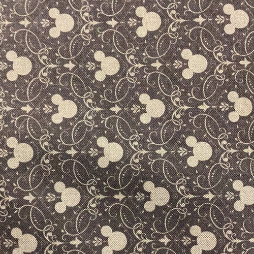 Mickey Mouse Halloween IV Mickey Damask Fabric, Camelot