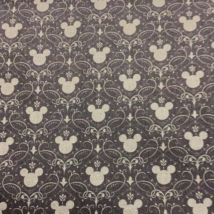 Mickey Mouse Halloween IV Mickey Damask Fabric, Camelot