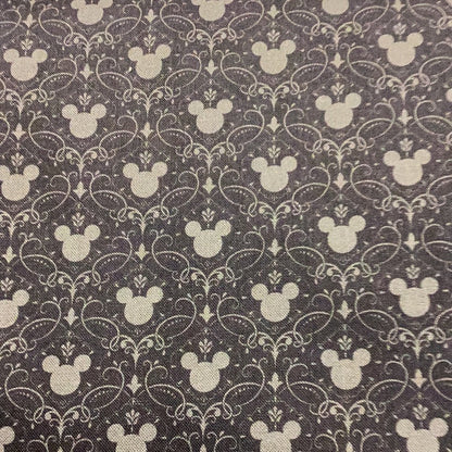 Mickey Mouse Halloween IV Mickey Damask Fabric, Camelot