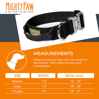 Mighty Paw - Tactical Dog Collar - Dog.Dog.Cat.