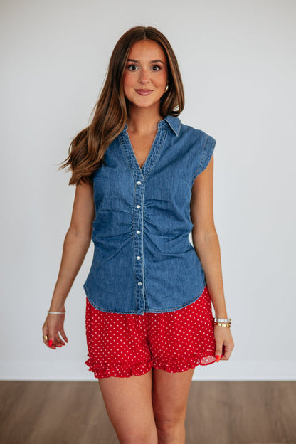 Mikella Risen Denim Top