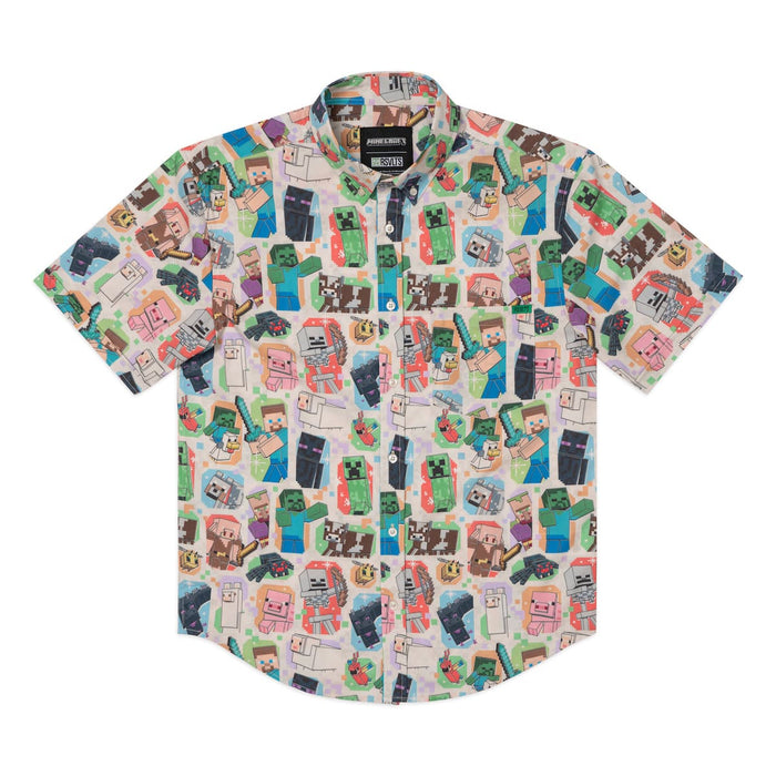 RSVLTS RSVLTS® Minecraft "Craft & Create"_ KUNUFLEX Short Sleeve Shirt Minecraft "Craft & Create"_ KUNUFLEX Short Sleeve Shirt